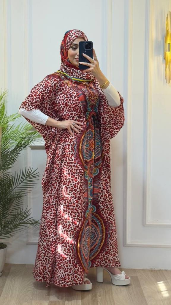 Women's summer dress loose fit shawl + dress model B0019 - RENKLI Women's summer dress loose fit shawl + dress model B0019 - RENKLI