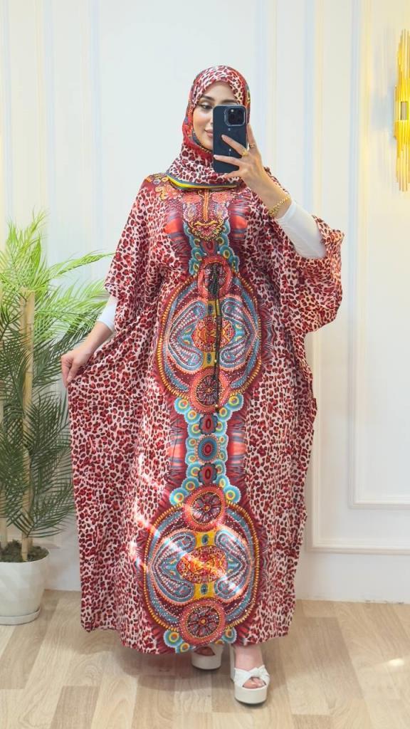 Women's summer dress loose fit shawl + dress model B0019 - RENKLI Women's summer dress loose fit shawl + dress model B0019 - RENKLI