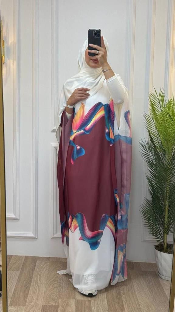 kadın yazlık kaftan model B0022 - BORDO kadın yazlık kaftan model B0022 - BORDO