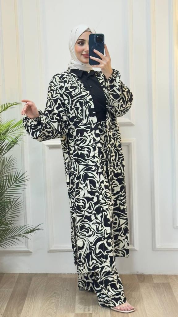 women's top and bottom hijab set modelG0781 - RENKLI women's top and bottom hijab set modelG0781 - RENKLI