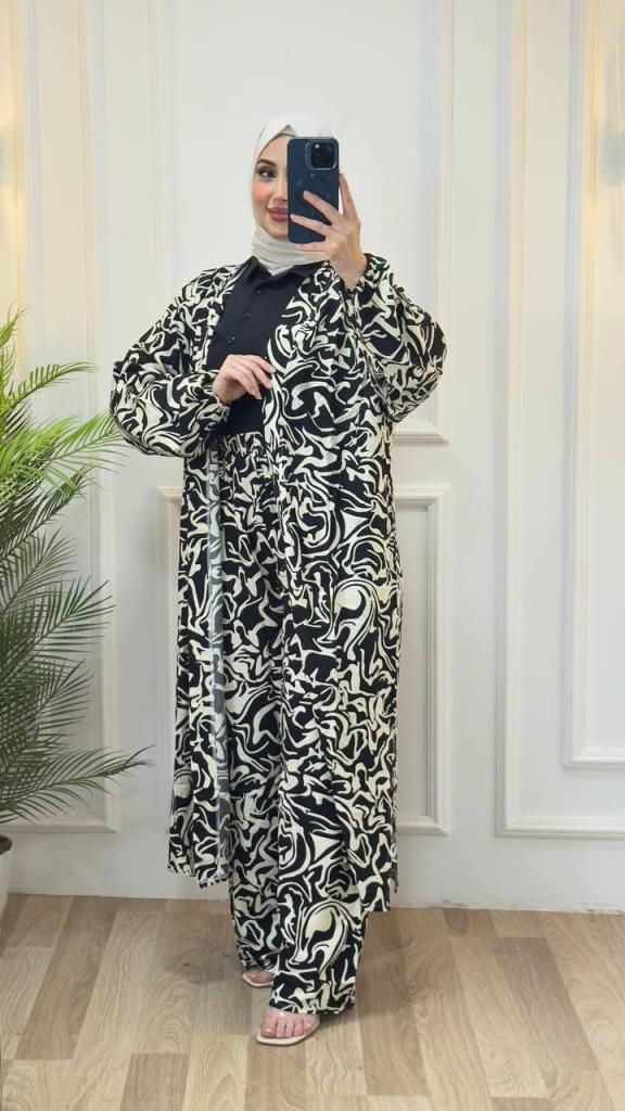women's top and bottom hijab set modelG0781 - RENKLI women's top and bottom hijab set modelG0781 - RENKLI