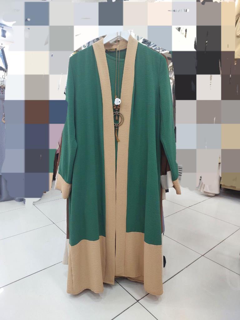 women's hijab suit model G1091 - Green