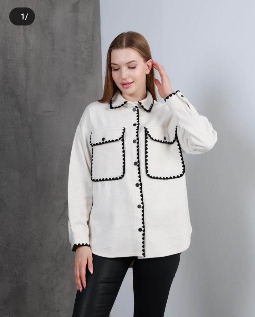 New season women's winter stylish and modern shirt suitable for daily use model G1506 - Beige