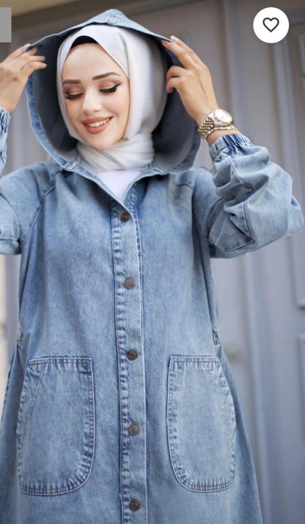 women's summer denim trench coat model G2282 - JINZI