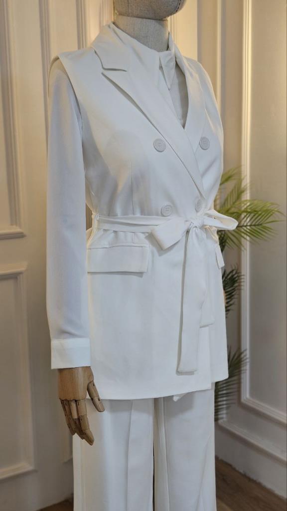 women's summer hijab suit model G2304 - Beige women's summer hijab suit model G2304 - Beige