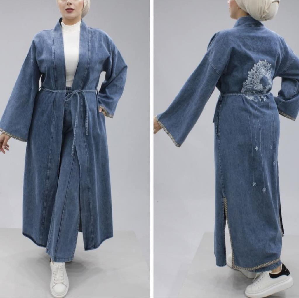 women's 2 piece denim suit model G2446 - JINZI