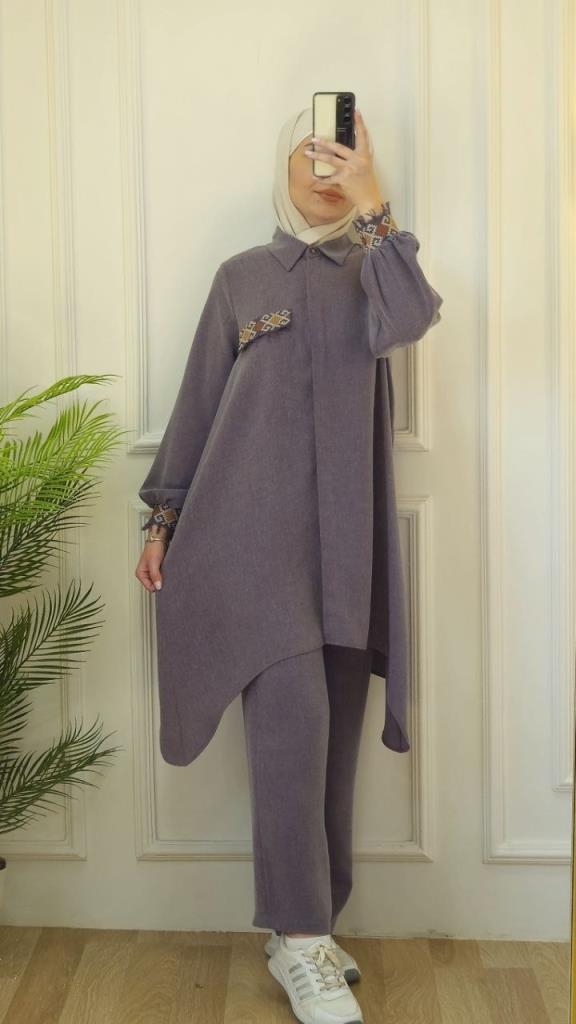 women's hijab suit model G2473 - Lilac