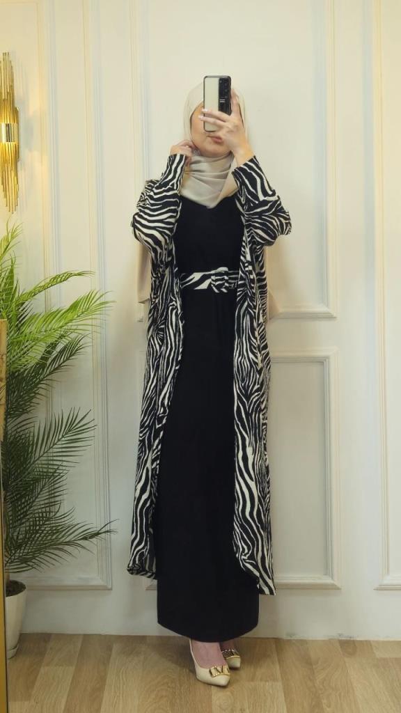 women's two-piece dress model G2749 - Black women's two-piece dress model G2749 - Black
