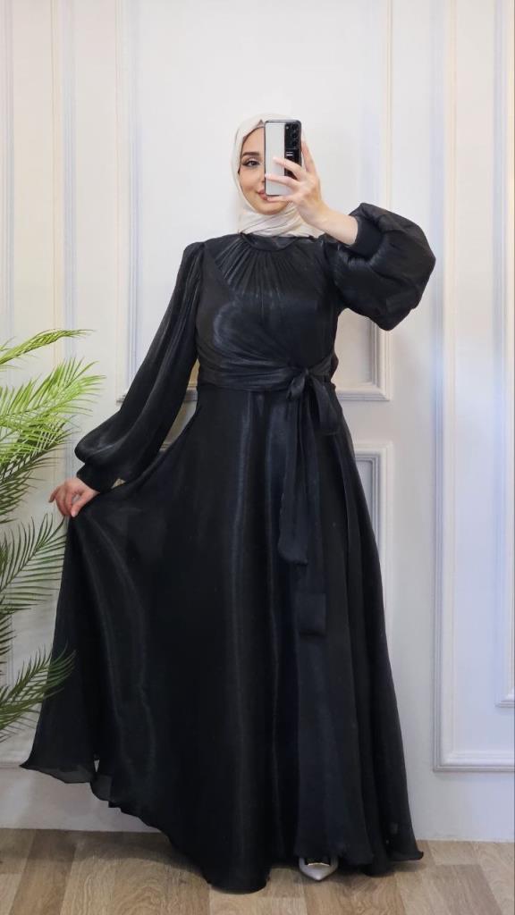 فستان سهرة نسائي موديل G2761 - اسود