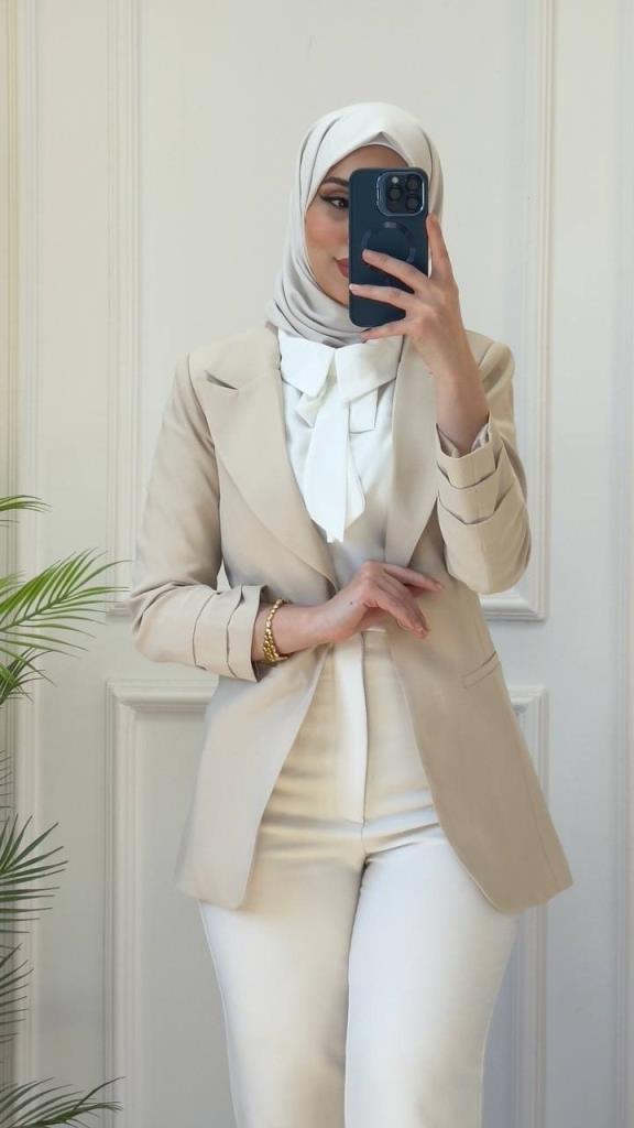 women's stylish jacket model G2882 - White