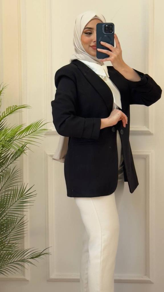 women's stylish jacket model G2882 - Black