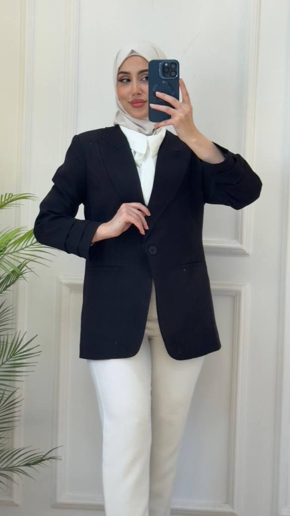 women's stylish jacket model G2882 - Black women's stylish jacket model G2882 - Black