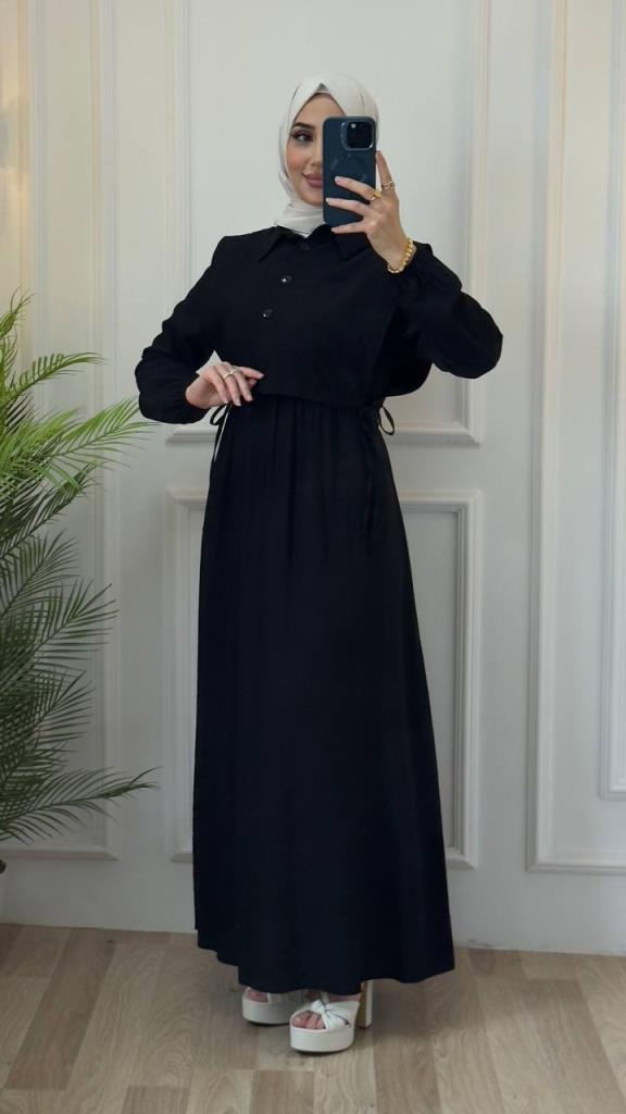 women summer elegant dress model G2900 - Black women summer elegant dress model G2900 - Black