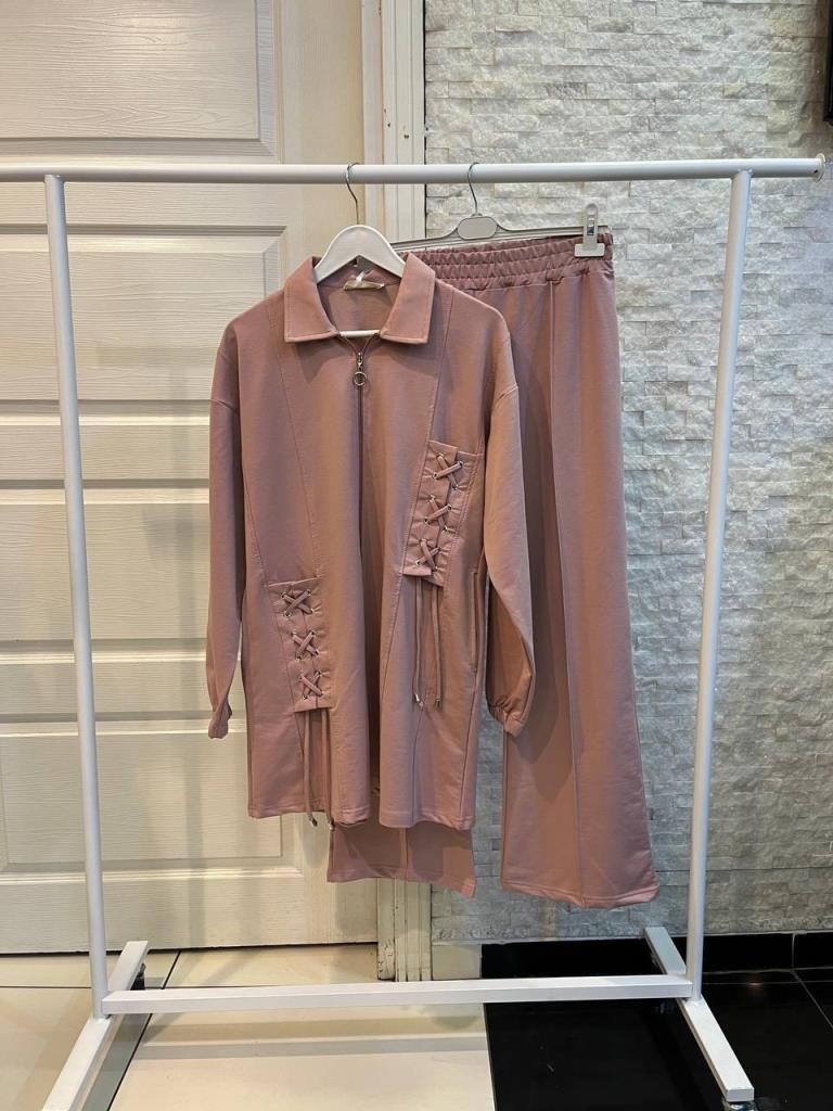 Women's winter pajamas, model G3105 - Pink