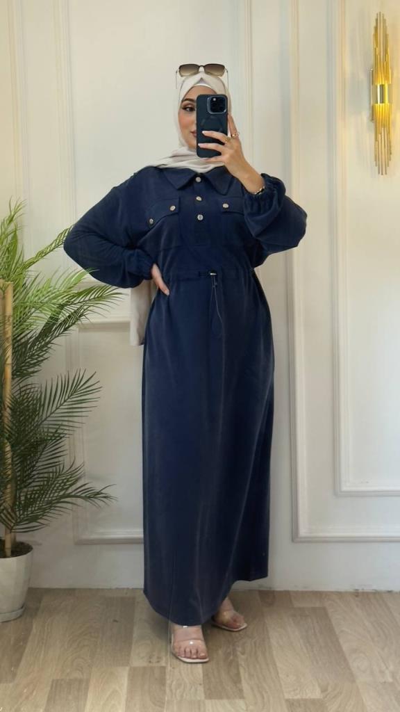 women's summer dress is suitable for daily use model G3245 - Navy Blue