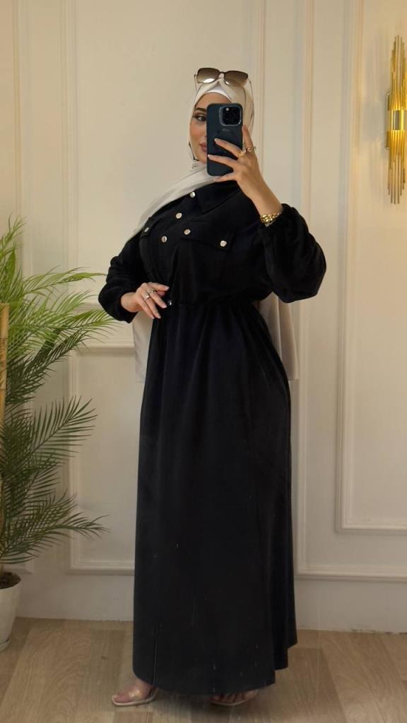 women's summer dress is suitable for daily use model G3245 - Black