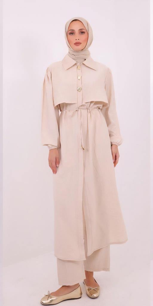 women's hijab suit model G3391 - Beige women's hijab suit model G3391 - Beige