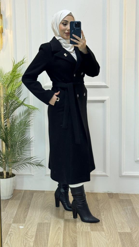 New season women's winter coat model G3445 - Black