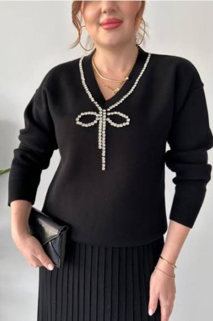 New season women's hijab suit, model G3667 - Black