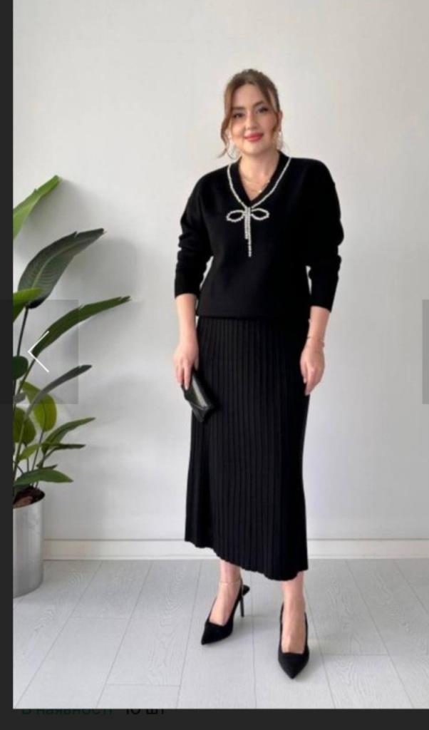 New season women's hijab suit, model G3667 - Black