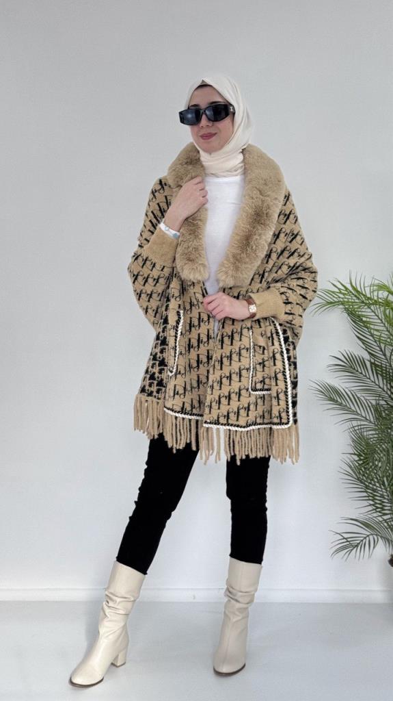 New season women's winter coat, model G3690 - Beige New season women's winter coat, model G3690 - Beige