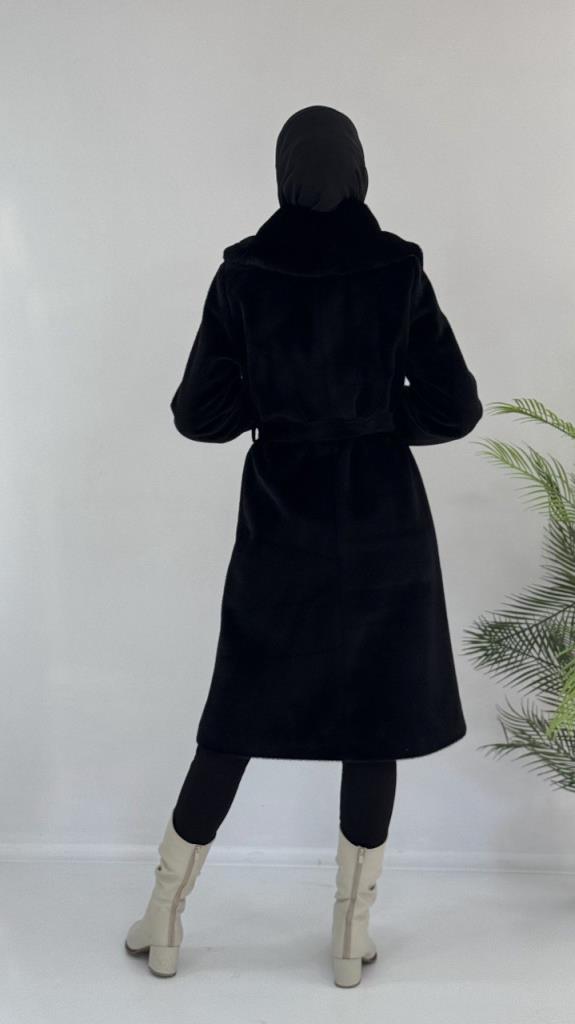 جاكيت شتوي أنيق نسائي، موديل G3862 - اسود