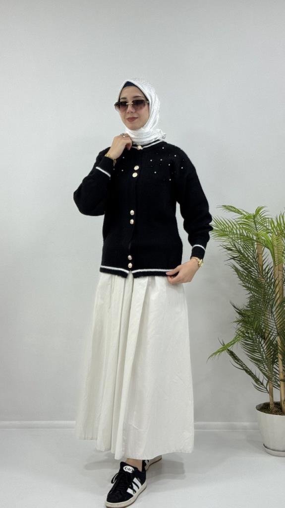 جاكيت شتوي نسائي، موديل G4119 - اسود