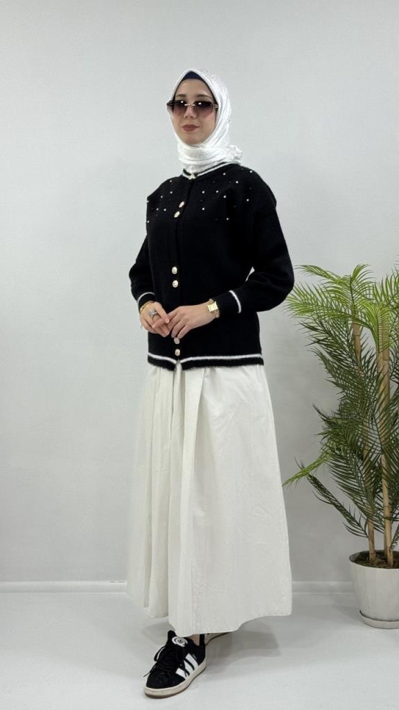 جاكيت شتوي نسائي، موديل G4119 - اسود