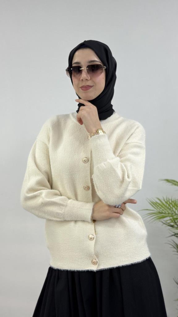 جاكيت شتوي نسائي، موديل G4120 - سكري