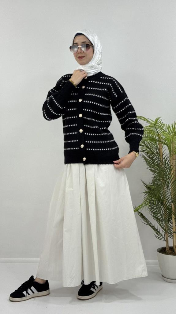 جاكيت شتوي نسائي، أنيق ومريح، موديل G4121 - اسود