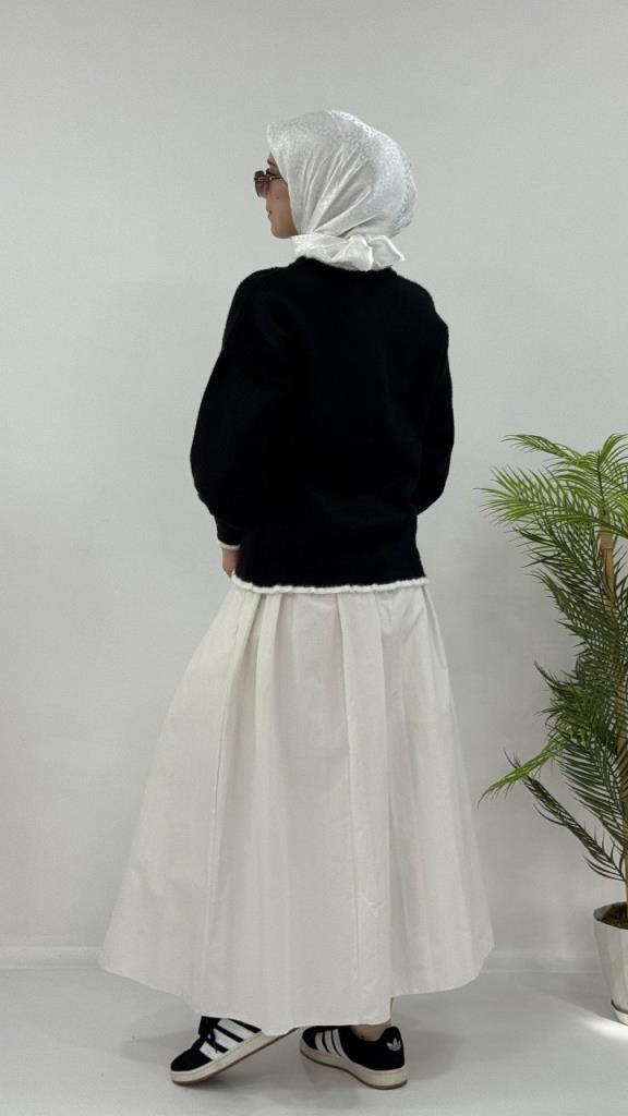 جاكيت شتوي نسائي أنيق ومريح، موديل G4123 - اسود