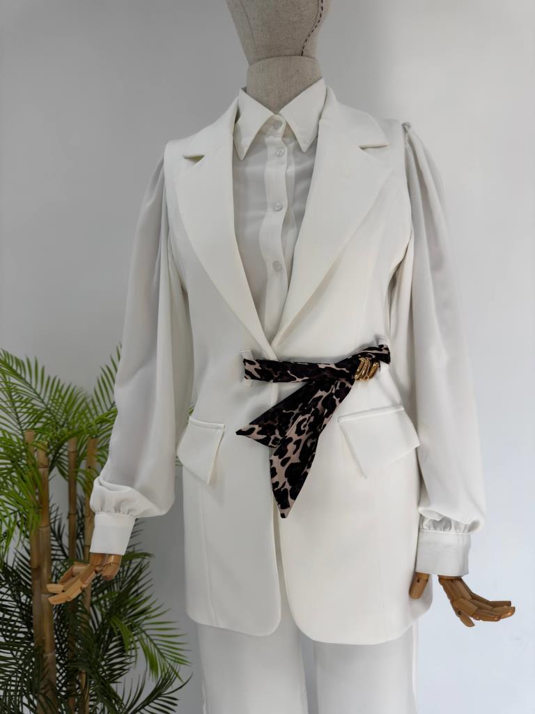 Women's Two-Piece Set Vest + Pants G4674 - White