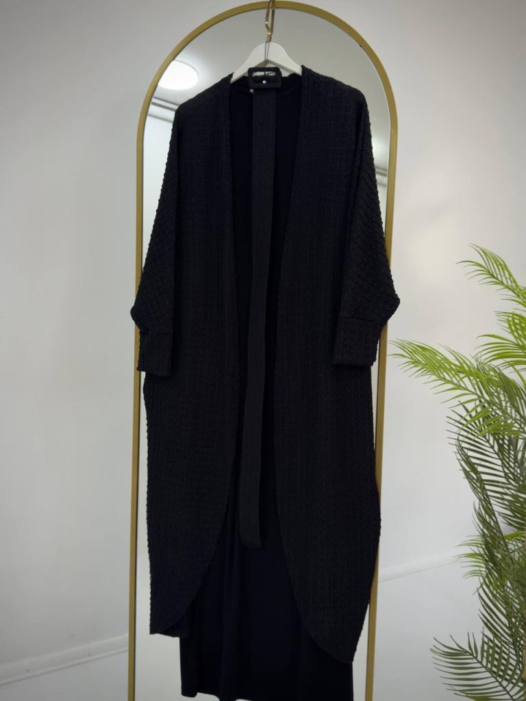 Women's modest two-piece set G4861 - Black