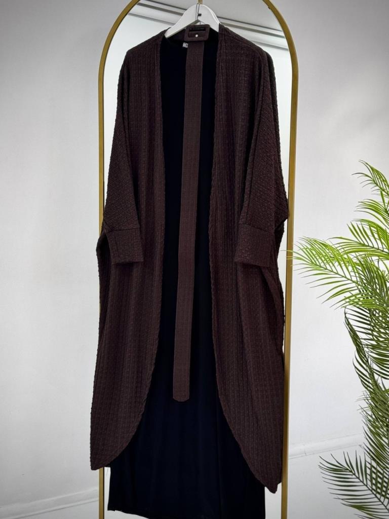 Women's modest two-piece set G4861 - Brown