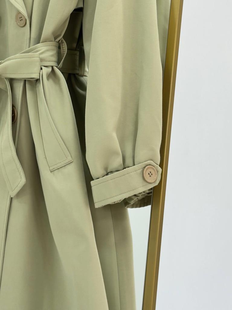 Women's new season midi trench coat G4879 - Green