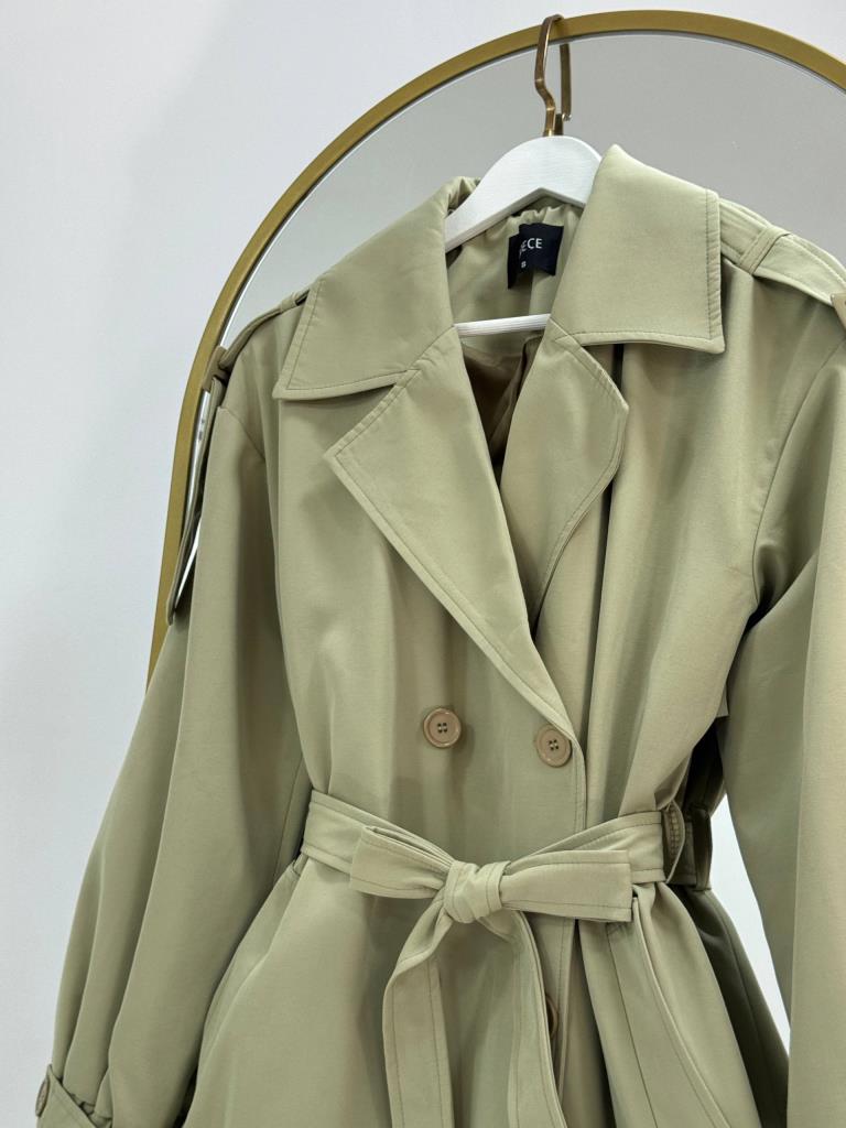 Women's new season midi trench coat G4879 - Green