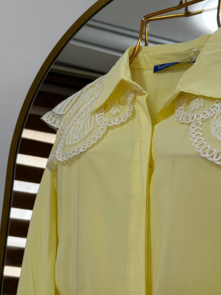 Women's new season tie-up two-piece set G5038 - Yellow