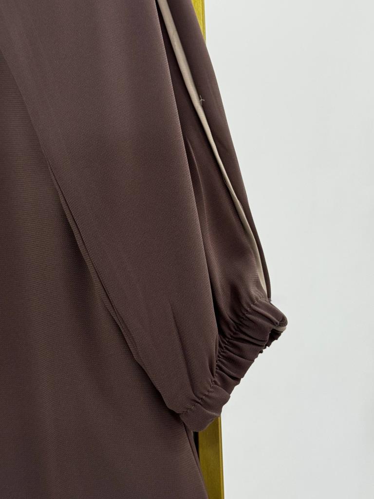 Women's Summer Casual Abaya G5184 - Brown