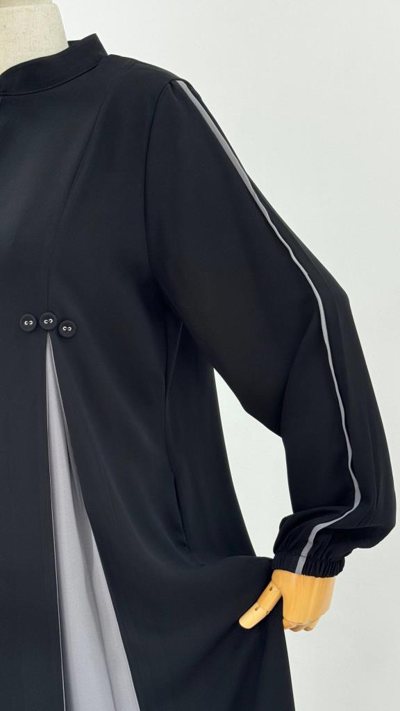 Women's Summer Casual Abaya G5184 - Black