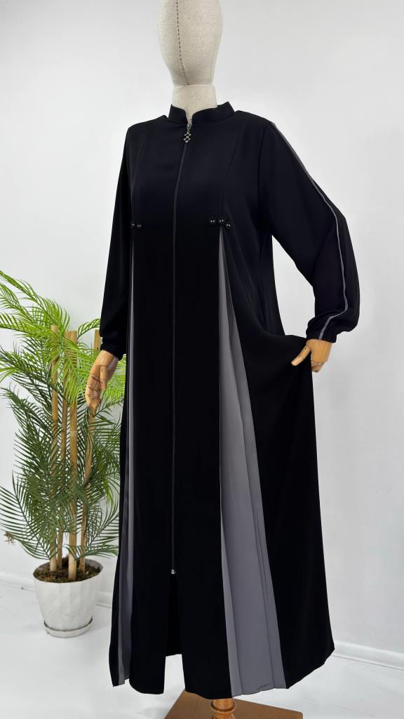 Women's Summer Casual Abaya G5184 - Black