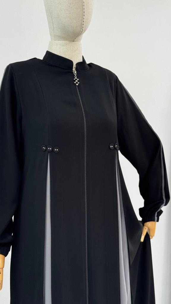 Women's Summer Casual Abaya G5184 - Black
