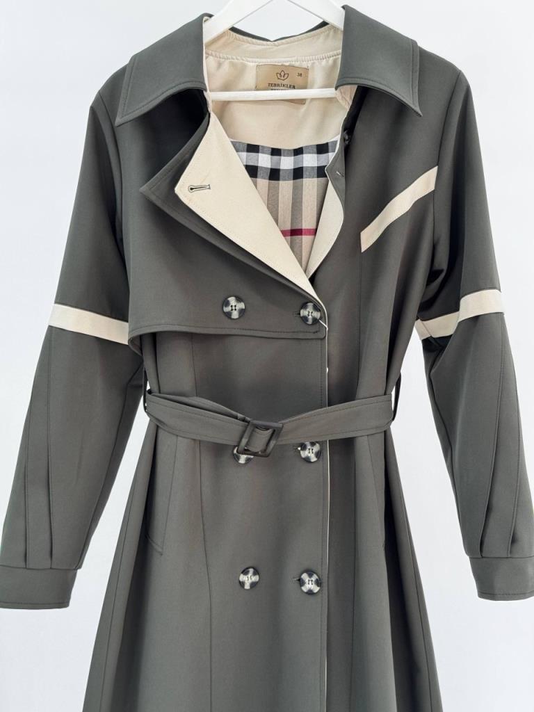 Women's lined trench coat G5185 - sakre