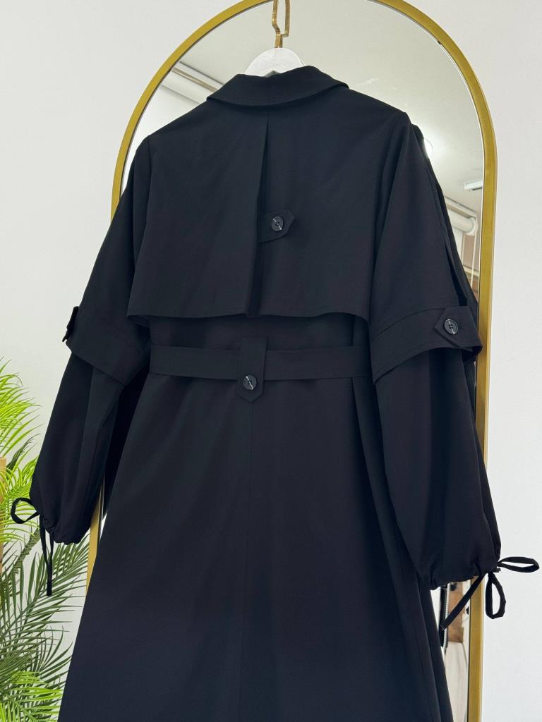 ترنشكوت نسائي بأزرار G5318 - اسود
