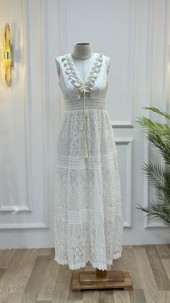 women summer dress model IT023 - White women summer dress model IT023 - White