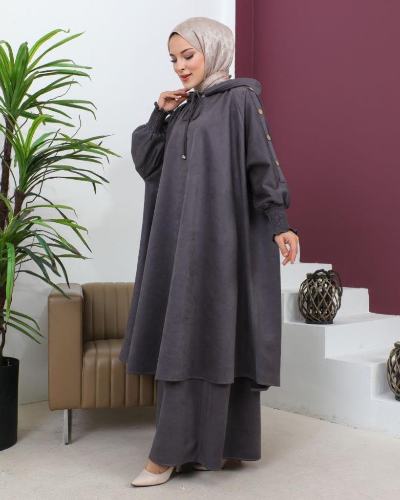 New season women's winter and hijab sheet loose cut suitable for daily use model m0830 - Beige