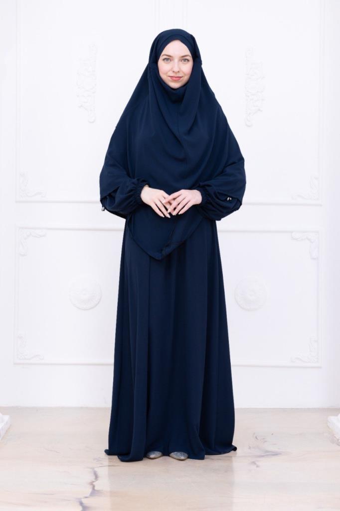 women's hijab sheet model m0832 - Navy Blue women's hijab sheet model m0832 - Navy Blue