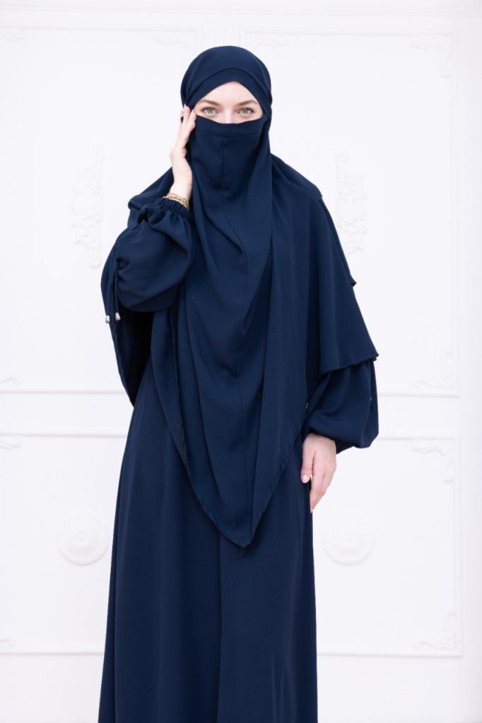 women's hijab sheet model m0832 - Navy Blue women's hijab sheet model m0832 - Navy Blue