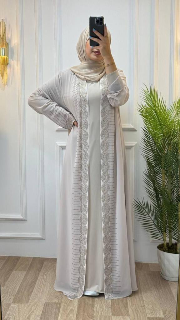 Abaya for veiled women, model m2030 - Tan