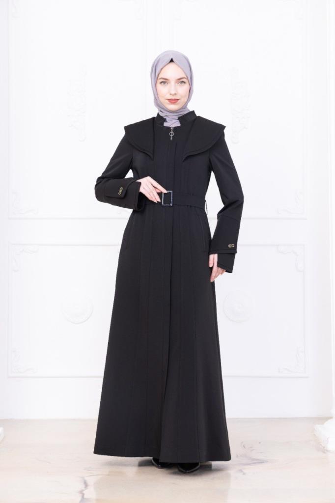 women's summer coat model 9043 - Black women's summer coat model 9043 - Black
