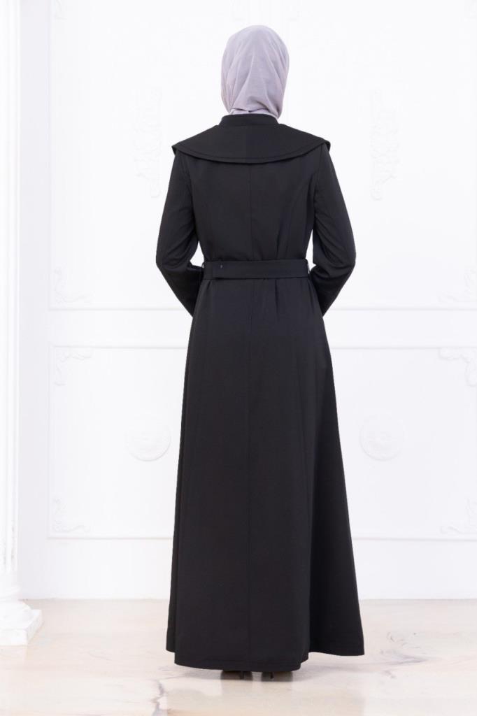 women's summer coat model 9043 - Black women's summer coat model 9043 - Black